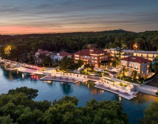 Spiaggia privata del Boutique Hotel Alhambra sull'Isola di Lussino